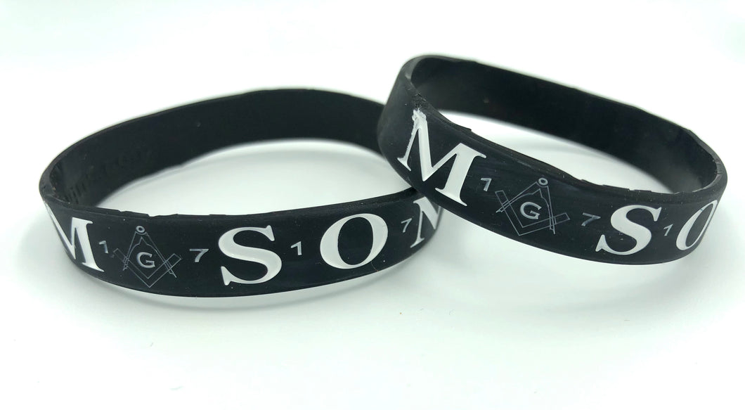 MASONS / We are Everywere Masonic Silicone Wristband