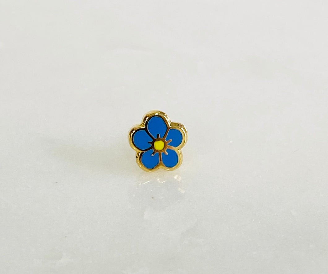 Forget-Me-Not Lapel Pin