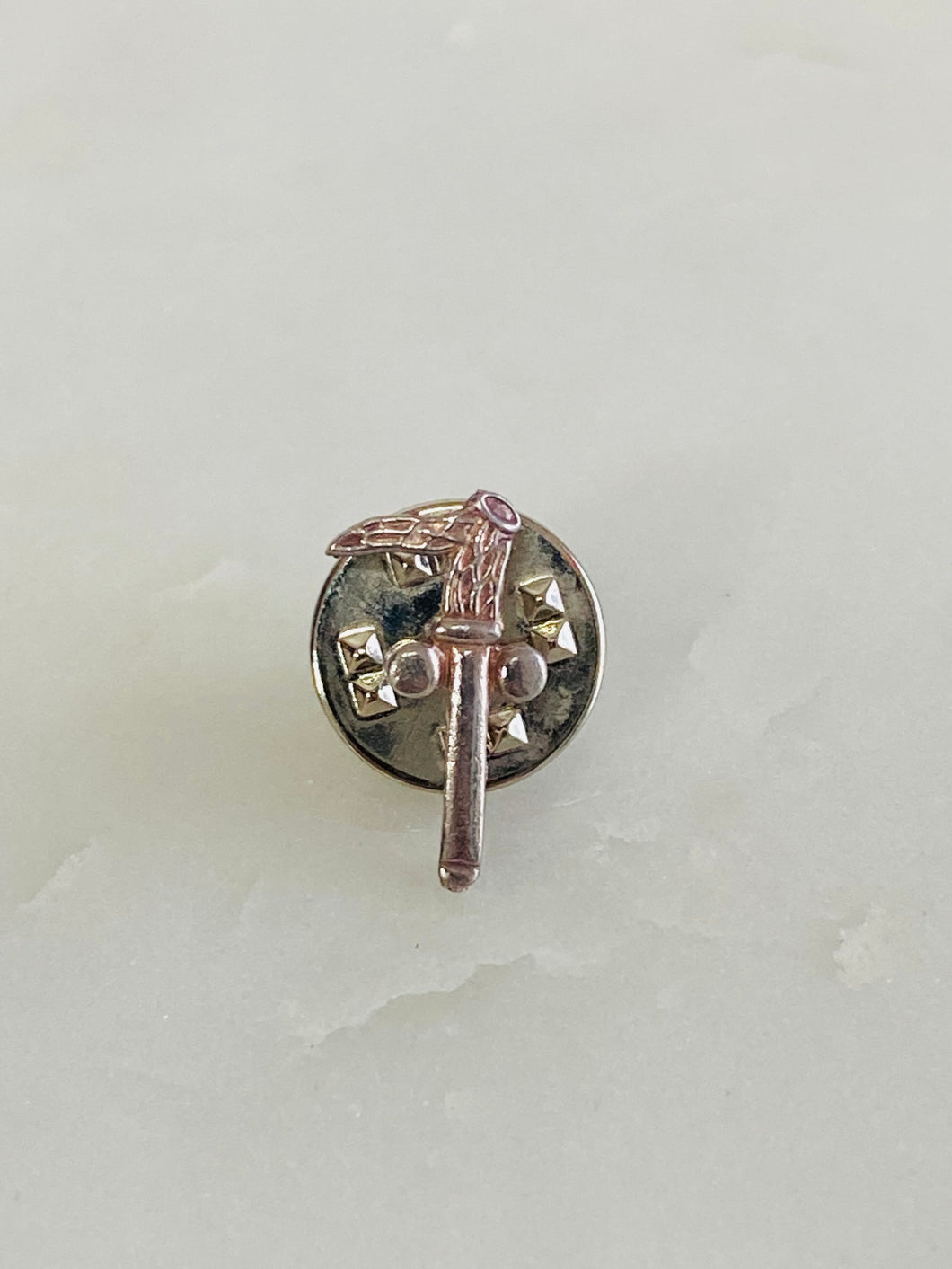 Two Balls -925 Sterling Silver Pin