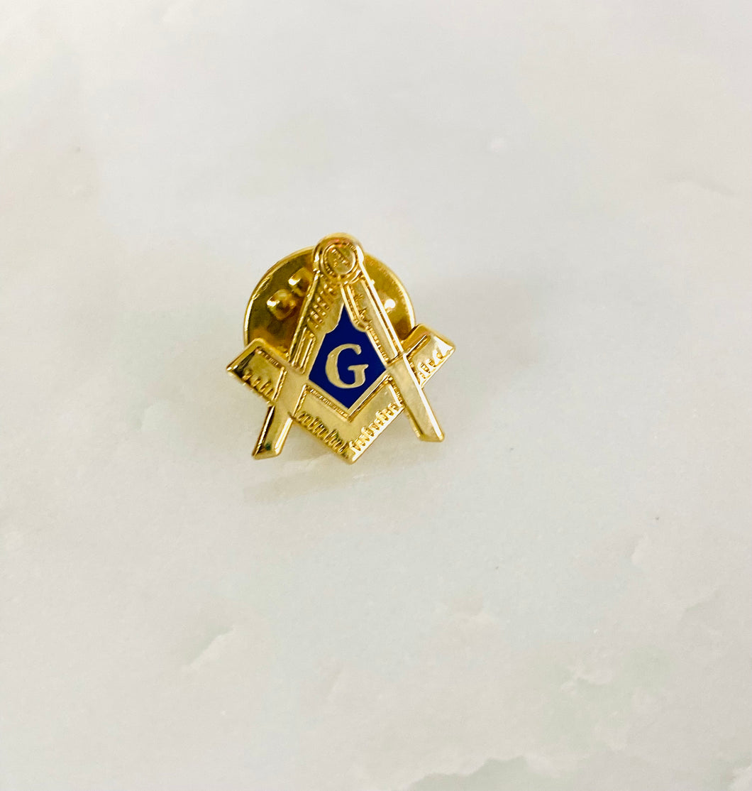 Masonic Lapel Pin - Gold
