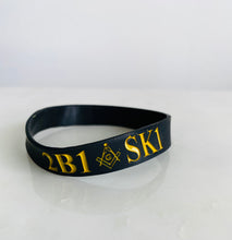 Load image into Gallery viewer, 2B1 ASK1 Masonic Silicone Wristband
