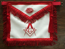 Load image into Gallery viewer, MASTER MASON APRON III -(EMBROIDERY + FRINGE)
